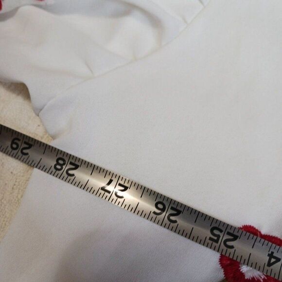 Shein Curve Women's size 4XL White Polyester Top Blouse - Picture 7 of 8